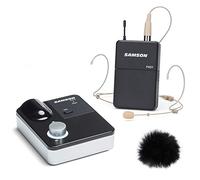 Samson XPDm - Cuffie wireless con ricevitore desktop + protezione antivento in pelliccia Keepdrum