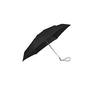 Samsonite Alu Drop S - 4 Section Auto Open Close Mini Ombrello pieghevole, 21 cm, Nero (Black)