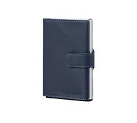 Samsonite Custodia per carte di credito Alu Fit RFID in pelle 6,5 cm blue (133890-1090)