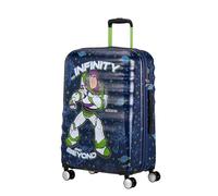 Samsonite American Tourister Wavebreaker Disney - Valigia rigida Buzz Lightyear Grande (77 cm), Valigia da viaggio, Lucchetto TSA, 4 Ruote, 96 L, 4.2 kg
