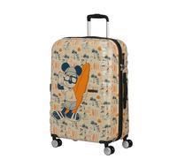 Samsonite American Tourister Wavebreaker Disney - Valigia rigida Mickey Mouse Grande (77 cm), Valigia da viaggio, Lucchetto TSA, 4 Ruote, 96 L, 4.2 kg - Mickey Super Surfer