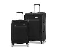 Samsonite Ascella 3.0 Softside Bagaglio Espandibile con Ruote Spinner, Nero, 2-piece Set (Carry-on/Medium), Ascella 3.0 Softside Bagaglio Espandibile Con Ruote Spinner
