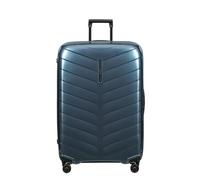 Samsonite Attrix Valigia trolley (4 ruote) blu-grigio, plastica, 55 x 81 x 30cm