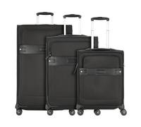 Samsonite Beauhaven 4 ruote Set di valigie 3 pezzi con piega di espansione nero