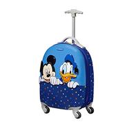 Samsonite Disney Ultimate 2.0 Kids Trolley da cabina, 46.5 cm | Mickey and Donald Stars, trolley rigido, 46.5H x 33W x 22.5D cm, 20.5 L, 1.7 kg, con design a tema