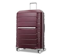 Samsonite Freeform Hardside espandibile con doppie ruote girevoli, Merlot, Checked-Large 28-Inch, Freeform Hardside espandibile con doppie ruote girevoli
