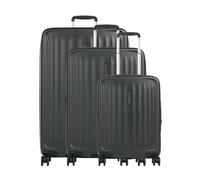 Samsonite Fyrm Set valigie trolley (4 ruote) nero, policarbonato, 49 x 77 x 32cm
