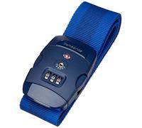 Samsonite Global Travel Accessories Luggage Cinghia per Valigie con Chiusura a Combinazione a 3 Cifre con Funzione TSA, 190 centimeters, Blu (Midnight Blue)