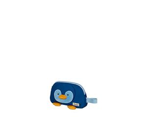 Samsonite Happy Sammies Eco - Borsa da toilette, 23 cm, 2,5 L, blu (Penguin Peter)