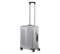 Samsonite Lite-Box Alu Boss Edition 4 ruote Trolley cabina 55 cm color argento