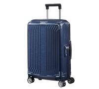 Samsonite Lite-Box - Valigia da cabina premium 55x40x20 cm, trolley da cabina rigido, compatibile con Ryanair/EasyJet, leggero, 2,20 kg - 38 L - Blu (Deep Blue)