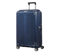 Samsonite Lite-Box - Valigia rigida premium media 69 cm, valigia da viaggio con 4 ruote, leggera, lucchetto TSA, 75 L - 2,80 kg - Blu (Deep Blue)