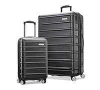 Samsonite Omni 2 - Valigia rigida espandibile con ruote girevoli, in policarbonato, Nero mezzanotte., 2-Piece Set (19/28)