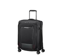 Samsonite Pro-DLX 5 Trolley da cabina, 55 cm | Nero, trolley morbido esp., 51.5 L, 3.2 kg, con lucchetto TSA, tasca frontale ad accesso rapido e finitura idrorepellente