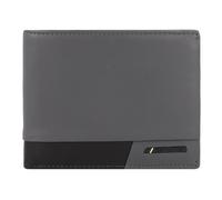 Samsonite Pro-DLX 6 Portafoglio Protezione RFID Vera Pelle 12 cm grigio