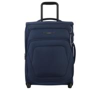 Samsonite Spark SNG Eco - Valigia a mano, bagaglio morbido verticale a 2 ruote 55 x 40 x 20/23 cm, conforme agli aeromobili Ryanair ed easyJet, espandibile, 48,5/57 L - Blu (Midnight Blue)
