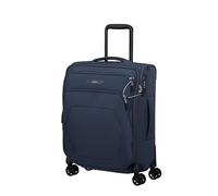 Samsonite Spark SNG Eco - Valigia bagaglio a mano, 55 x 40 x 23 cm, per EasyJet e la maggior parte delle Airlines, espandibile, 48/55L, blu (Midnight Blue)