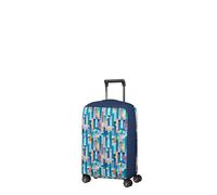 Samsonite TA Revolution - Copertura Pieghevole per Valigia Taglia S, Coprivaligia adatto per 55 cm, Protezione Bagaglio da Viaggio, con Dettaglio Riflettente, Multicolore (City Print)