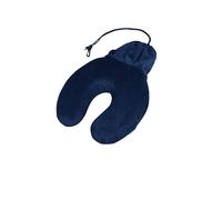 Samsonite TA Revolution - Cuscino da viaggio in memory foam con custodia - Cuscino da viaggio ergonomico per aereo, auto e treno, Blu (Midnight Blue)