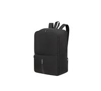 Samsonite TA Revolution - Zaino cabina pieghevole 45 x 35 x 20 cm, Bagaglio a mano leggero per EasyJet, Dettagli riflettenti, 0,20 KG, Nero