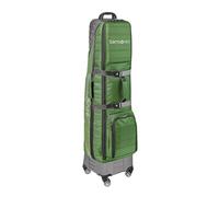 Samsonite The Protector Hard & Soft Golf Travel Cover with Shark Wheels, Copertura da Viaggio Unisex, Verde Prato, Taglia Unica