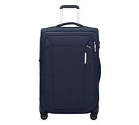 SAMSONITE Trolley Medio RESPARK 143330 Morbido Espandibile Blu Profondità 29/33 cm Lunghezza 43 cm Altezza 67 cm Pet Riciclato