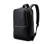 Samsonite Unisex 126036 Zaino per computer portatile (confezione da 1), Nero, Taglia unica, Zaino Classic Slim in Pelle