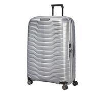 Samsonite Valigia rigida argento con ruote girevoli e serratura TSA