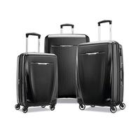 Samsonite, Winfield 3 DLX, Valigia rigida con rotelle girevoli, nero, 3-Piece Set (20/25/28)