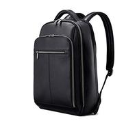 (TG. Taglia unica) Samsonite Zaino Classico in Pelle, Nero, Taglia unica, Zaino