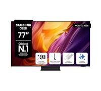 Samsung 77" QE77S95HFTXZT OLED 4K Real Black Color Smart TV Vision AI 2026 | Motion Xcelerator 165 Hz, Ultimate Gaming Pack, FreeSync Premium Pro, Alexa Built-in, pacchetto intrattenimento