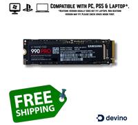 SAMSUNG 990 PRO 1TB 2TB 4TB Dissipatore Gen4 NVMe SSD 7.450MB/s TLC Laptop PC...
