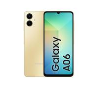 SAMSUNG Galaxy A06 4G LTE Versione Globale SM-A065F/DS, NO NFC, Display 6,7", Doppia SIM 50MP Doppia Fotocamera Oro (Gold), 128GB