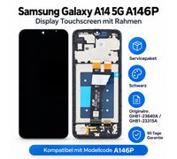 Samsung A14 5G A146P Display Frame Nero Originale GH81-23640A Service Pack