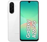 Samsung A266 GALAXY A26 5G 256 GB WHITE - [Versione Tedesca, Spagnola, Francese, UK, Belga, Olandese, Danese, Finlandese, Norvegese, Svedese]
