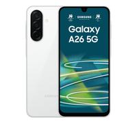 Samsung Galaxy A26 5G, Smartphone con Funzioni intelligenti, Display Super AMOLED 6.7”, 8GB RAM, 256GB, Batteria 5.000 mAh, memoria espandibile, White