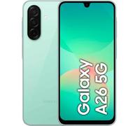 Samsung Galaxy A26 5G, Smartphone con Funzioni intelligenti, Display Super AMOLED 6.7”, 8GB RAM, 256GB, Batteria 5.000 mAh, memoria espandibile, Mint