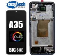 SAMSUNG A35 5G SM-A356 FRAME Display BIG SIZE OLED Touch Schermo LCD Nero