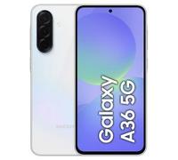 Samsung Galaxy A36 5G, Smartphone con Funzioni intelligenti, Display Super AMOLED 6.7”, 6GB RAM, 128GB, Camera 50MP, Batteria 5.000 mAh, IP67, Awesome White