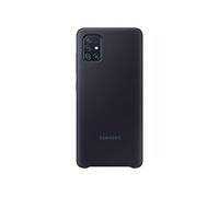 Samsung A51 - Cover in silicone per Samsung A51, Nero - 6.5 pollici