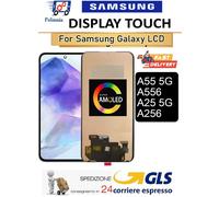SAMSUNG A55 A 55 - SM A556 5G DISPLAY TOUCH OLED PARI ORIGINALE GLS