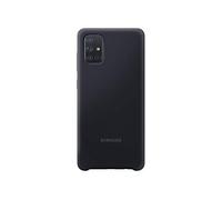 Samsung A71 - Cover in silicone per Samsung A71, colore: Nero