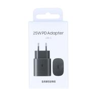 SAMSUNG ALIMENTATORE USB 25W TIPE-C CARICA FAST ULTRA RAPIDA COLORE NERO EP-TA