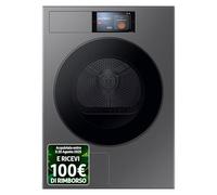 Samsung Asciugatrice Bespoke AI Laundry 9Kg DV90F09F4SU3, Metallic Silver
