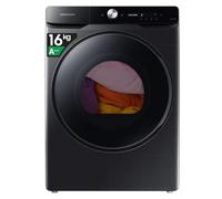 Samsung Asciugatrice DV16DG8600BVU3, 16 kg, Pompa di Calore, Wifi, AI Dry, Programma Igienizzante, Carica Frontale, 68,6L x 98,4H x 84,4P cm