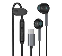 Samsung - Auricolari cablati USB C per Galaxy A36 5G/A17/A56/A26/A16 5G/S25 Edge Ultra/S24 FE/S23/S22, Z Flip 7/Fold 7, tipo C, con microfono, per iPhone 16 15, iPad, Pixel 9a, One Plus