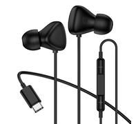 Samsung - Auricolari USB C per Samsung Galaxy S25 Ultra S24 S23 S22 S21 A36 A56 A16 A17, con cavo, tipo C, con microfono, controllo del volume, cancellazione del rumore, per iPhone 17, 16, 15 Pro Max