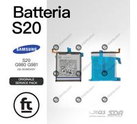 SAMSUNG BATTERIA S20 G980/G981 EB-BG980ABY ORIGINALE SERVICE PACK
