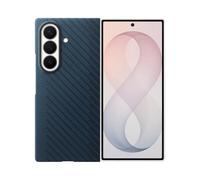 Samsung Carbon Magnet Case cover magnetica in fibra aramidica con tecnologia Magnetic Power Profile per Galaxy Z Fold8 Ultra, 2 pellicole schermo anteriore incluse, Blue