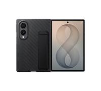 Samsung Carbon Standing Case per Galaxy Z Fold8, Black | Custodia in Fibra Aramidica con Supporto Standing a cavalletto, 2 Pellicole Schermo Anteriore Incluse